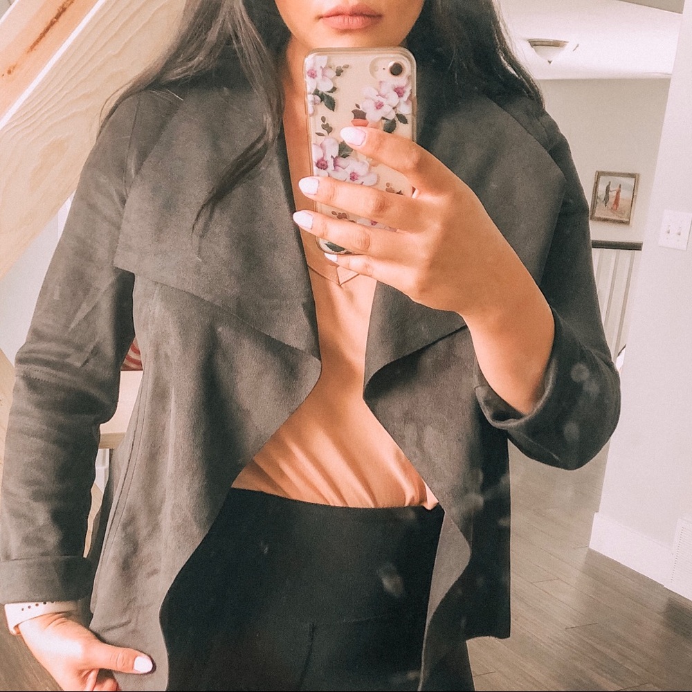 Vegan Suede Jacket